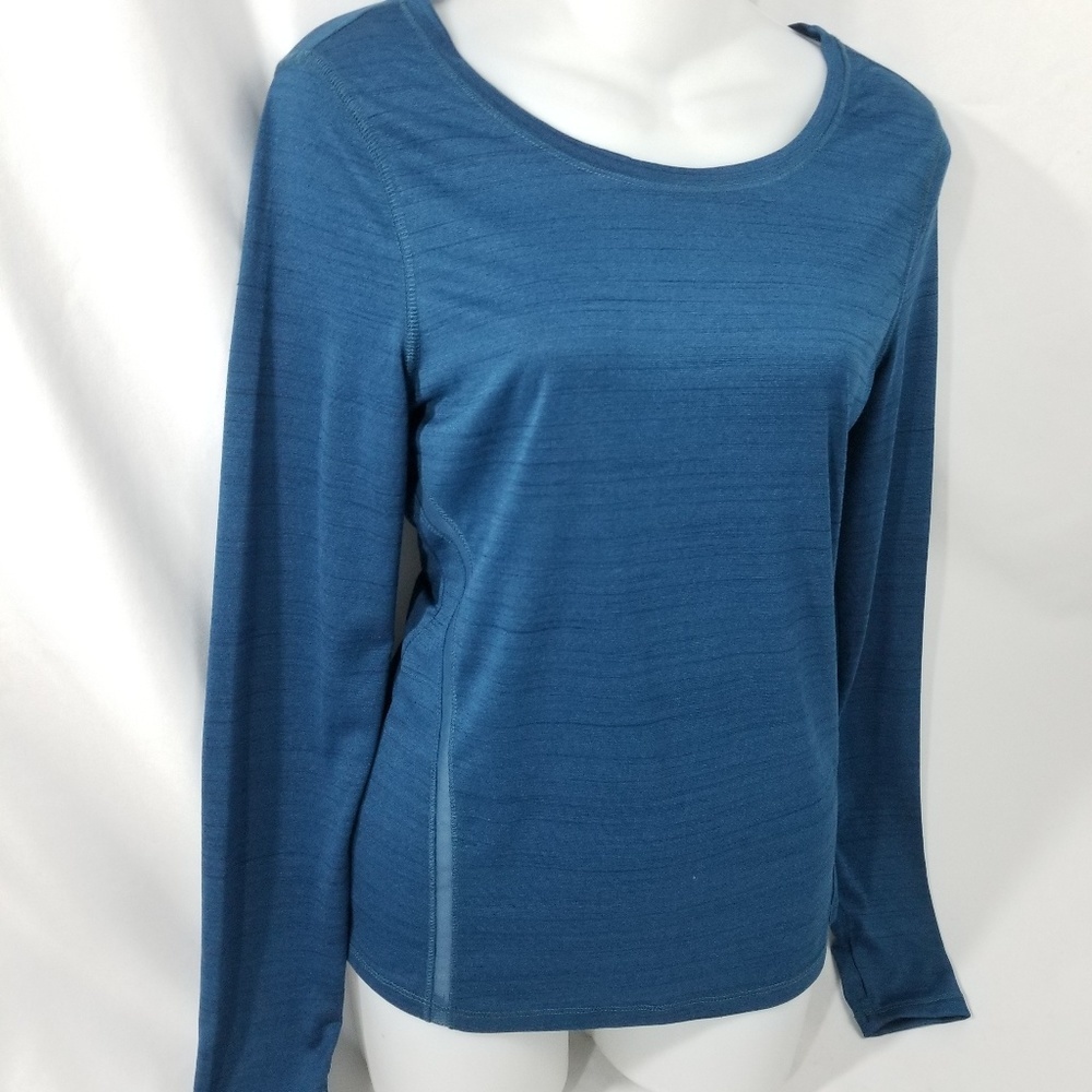 EUC Long Sleeve Teal Layer 8 Top Size Small